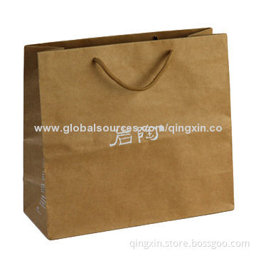 Kraft Paper Bag, Available in Various Colors, OEM Orders Welcomed